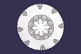 BEYAZ İŞ FİSKOS MASA ÖRTÜSÜ